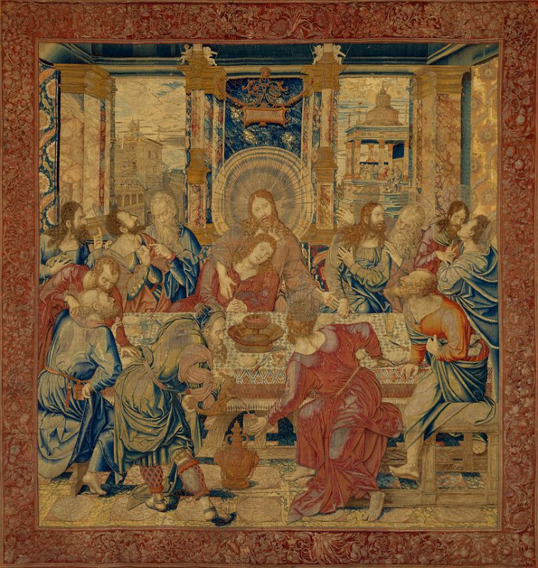 33 The Last Supper - Designed by Bernard van Orley, Brussels 1492-1542 - Robert Lehman Collection New York Metropolitan Museum Of Art